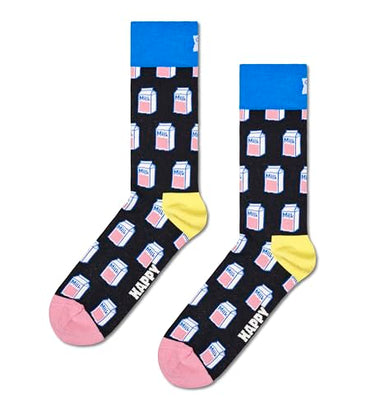 Happy Socks Unisex Milk Printed High Socks, colorful, 36-40 on sale